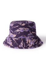 Acne Studios - Brimmo Logo-Embroidered Camouflage-Print Cotton-Ripstop Bucket Hat - Men - Purple - L/XL