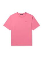 Acne Studios - Exford Logo-Appliquéd Cotton-Jersey T-Shirt - Men - Pink - XS