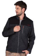 Almgwand Outdoorjacke Outdoorjacke Herren - WAGNERKOGEL - anthrazit/schwarz