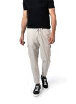 BOSS Green Herren Cargohose beige Mikrofaser