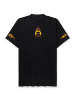 Balenciaga - Oversized Distressed Logo-Print Cotton-Jersey T-Shirt - Men - Black - 2