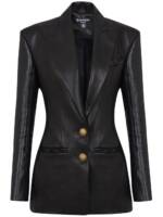 Balmain Blazer mit steigendem Revers - Schwarz