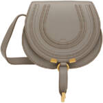 Chloé Gray Small Marcie Saddle Bag