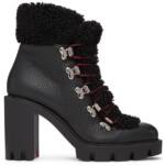 Christian Louboutin Black Edelvizer Ankle Boots