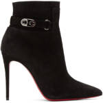 Christian Louboutin Black Suede Lock So Kate 100 Boots