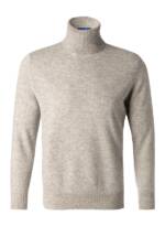 Cipriani Herren Rollkragenpullover beige Kaschmir unifarben