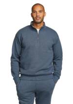Eddie Bauer ® Sig Fleece Pullover mit 1/4-Reißverschluss Herren Blau Gr. XXL