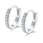 Fivejoy Paar Ohrhänger Silberne Diamant-Ohrringe, Damen-Ohrringe mit einfachem Temperament (1-tlg)