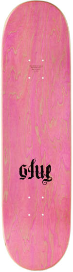 GLUE Black 'Pretty On The Inside' Skateboard Deck