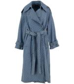 HUGO Trenchcoat Damen Trenchcoat aus Denim GARENA_B Relaxed Fit