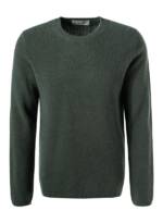 JUVIA Herren Pullover grün Kaschmir unifarben