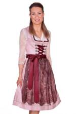 MarJo Dirndl Midi Dirndl 2tlg. - DILARA - rosa/bordeaux