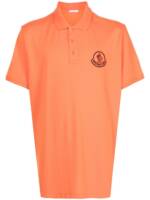 Moncler Poloshirt mit Logo-Stickerei - Orange