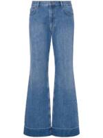 Moschino Halbhohe Bootcut-Jeans - Blau