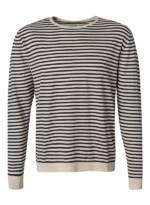 Pepe Jeans Herren Pullover grau Baumwolle Gestreift