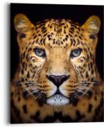 Reinders Wandbild "Wandbild Leopard Kräftig - Panther - Raubetier - Gefleckt", Leopard, (1 St.)