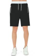 S&S Sweatshorts Kurze Hosen Herren Männer Sommer Baumwolle Lauf Bermuda Shorts Hose Baumwollmischung, Reißverschluss Taschen, Freizeit