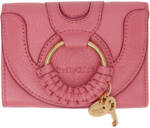 See by Chloé Pink Trifold Hana Wallet