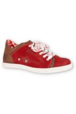 Spieth & Wensky Sneaker Damen - JENNY - rot/braun Sneaker