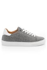 XAVER LUIS Schuhmanufaktur Sneaker Herren - MAX - hellgrau Sneaker