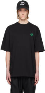 ADER error Black Cutout T-Shirt