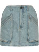 AMIRI Jeans-Rock mit Cargo-Taschen - Blau