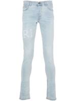 AMIRI Jeans aus Bandana-Jacquard mit Logo-Applikation - Blau