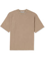 Acne Studios - Extorr Logo-Appliquéd Garment-Dyed Cotton-Jersey T-Shirt - Men - Brown - M