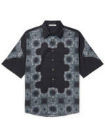 Acne Studios - Oversized Printed Cotton Shirt - Men - Blue - IT 48