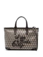 Anya Hindmarch Mini I Am A Plastic Bag Shopper - Braun