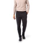 BOSS Black Herren Chino schwarz Baumwolle