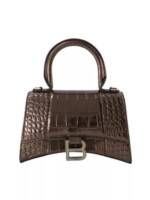 Balenciaga Crossbody Bags - Hourglass Xs Bag - Leather - Dark Bronze - Gr. unisize - in Braun - für Damen