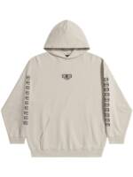 Balenciaga Hoodie mit Logo-Stickerei - Nude