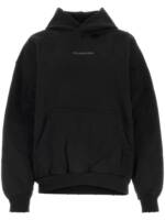 Balenciaga Hoodie mit Strass-Logo - Schwarz