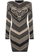 Balmain Kleid mit Muster - Schwarz