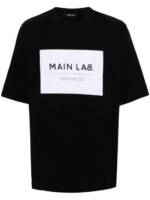 Balmain - T-Shirt Slogan Patch Black - Größe XL - black