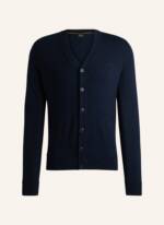 Boss Strickjacke Avac_Cd Regular Fit blau