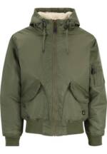 Brandit Bomberjacke Brandit Herren CWU Jacket hooded (1-St)