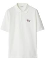 Burberry Poloshirt mit Logo-Patch - Nude