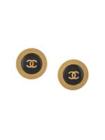 CHANEL Pre-Owned 1994 Ohrclips mit CC - Gold