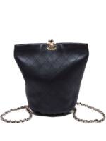 CHANEL Pre-Owned 2018-2019 Beuteltasche mit Tasche - Schwarz