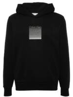 Calvin Klein Hoodie mit Logo-Stickerei - Schwarz