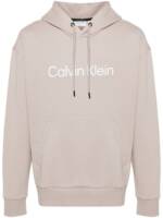 Calvin Klein Hoodie mit gummiertem Logo - Nude