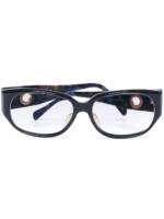 Céline Pre-Owned Marmorierte Brille - Blau