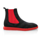 Chelsea Boots mit Sneaker-Sohle Sport Stiefeletten für Herren - Handgemacht in Italien aus Veloursleder - Schwarz - Selbst gestalten - GIROTTI