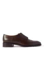 Christian Louboutin - Cortomale Leather Derby Shoes - Men - Brown - EU 43