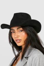 Cowboy Fedora-Hut - Black - One Size, Black