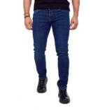 Denim Distriqt Regular-fit-Jeans Herren Basic Regular Fit Jeans mit Stretch Dunkelblau 3003 W30/L34