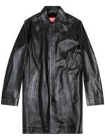 Diesel L-Cordier Lederjacke - Schwarz