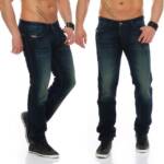 Diesel Regular-fit-Jeans Herren Darron 0809V Blau, 5 Pocket Style